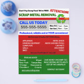 Flyer zur Entfernung von Metallen (Einzeln)