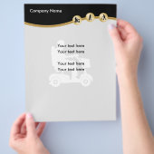 Flyer zur Förderung der medizinischen Versorgung (Hand)