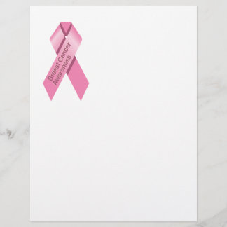 Flyer zur Sensibilisierung für Brustkrebs