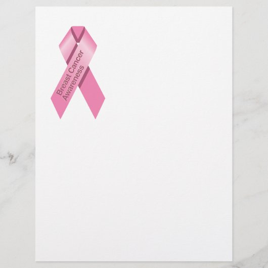 Flyer zur Sensibilisierung für Brustkrebs (Vorne)