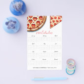 Flyers Pizzeria 2025 Kalender Flyer (Einzeln)