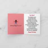 Flyest Mom African American Birthday Card Karte (Innenseite)