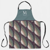 Flyfish Foreut Fisherman Blue River Monogram Schürze (Vorderseite)