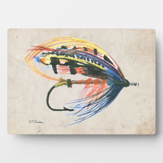 FlyFishing Lure Art Lachs Fly Lure Fotoplatte (Vorderseite)