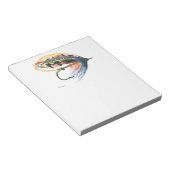 FlyFishing Lure Art Lachs Fly Lure Notizblock (angewinkelt)