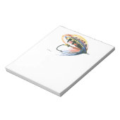 FlyFishing Lure Art Lachs Fly Lure Notizblock (Rotiert)