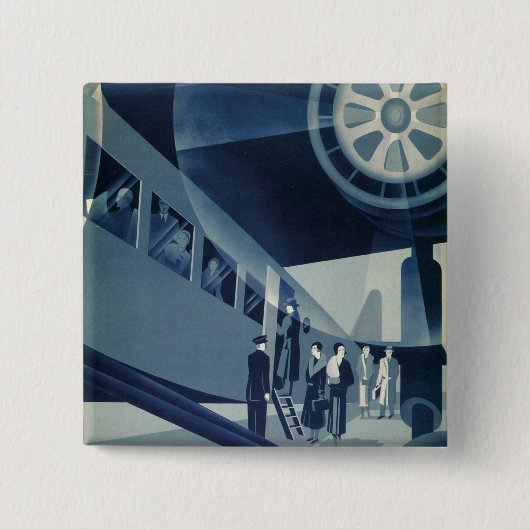 Flyg Med A-B Aerotransport Button (Vorderseite)