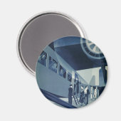 Flyg Med A-B Aerotransport Magnet (Vorderseite/Rückseite)