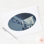 Flyg Med A-B Aerotransport Ovaler Aufkleber (Umschlag)