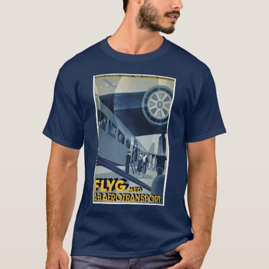 Flyg Med A-B Aerotransport T-Shirt (Vorderseite)