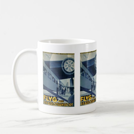 Flyg MEDA-B Aerotransport Kaffeetasse (Links)