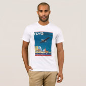 FLYG Stockholm Schweden T-Shirt (Vorne ganz)