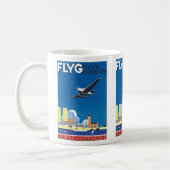 Flyg über Stockholm Kaffeetasse (Links)