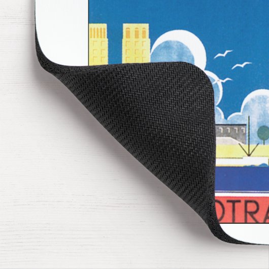 Flyg über Stockholm Mousepad (Ecke)