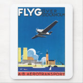 Flyg über Stockholm Mousepad (Vorne)