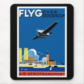 Flyg über Stockholm Mousepad (Vorne)