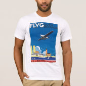 Flyg über Stockholm T-Shirt (Vorderseite)