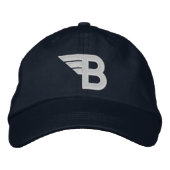 Flyin" B  Bestickte Baseballkappe (Vorderseite)