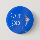Flyin Solo- Mitgliedschafts-Knopf Button (Vorderseite)