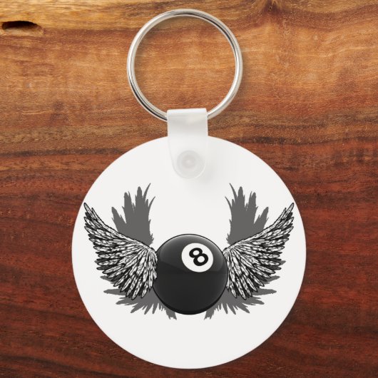 Flying 8Ball-Schlüsselanhänger Schlüsselanhänger (Vorderseite)