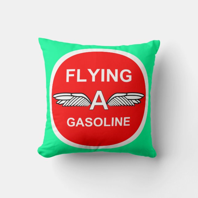 Flying A Benzin Kissen (Vorderseite)