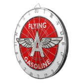Flying A Benzin rostige Version Dartscheibe (Vorderseite rechts)
