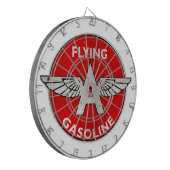 Flying A Benzin rostige Version Dartscheibe (Vorderseite Links)