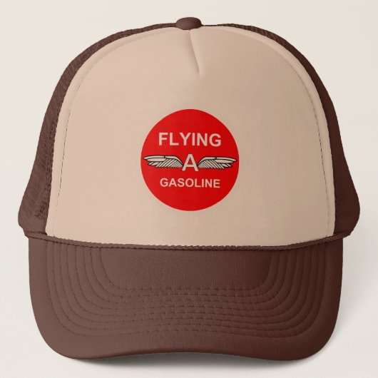 Flying A Benzin Truckerkappe (Vorderseite)