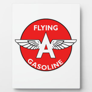Flying A Benzoline flach Version Fotoplatte