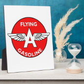 Flying A Benzoline flach Version Fotoplatte (Seite)