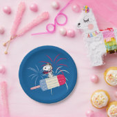 Flying Ace Snoopy on Ice Pop Pappteller (Party)