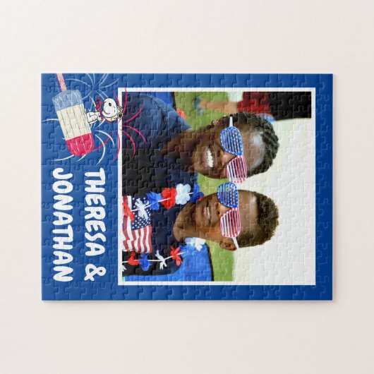 Flying Ace Snoopy on Ice Pop Puzzle (Horizontal)