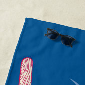 Flying Ace Snoopy on Ice Pop Strandtuch (Beispiel)