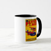Flying Aces Magazine Cover Tasse (VorderseiteRechts)