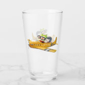 Flying Adventure mit Hund Glas (Rückseite)