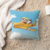 Flying Adventure mit Hund Kissen (Decke)