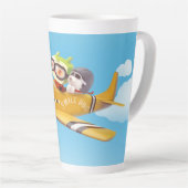 Flying Adventure mit Hund Milchtasse (Rechte Ecke)