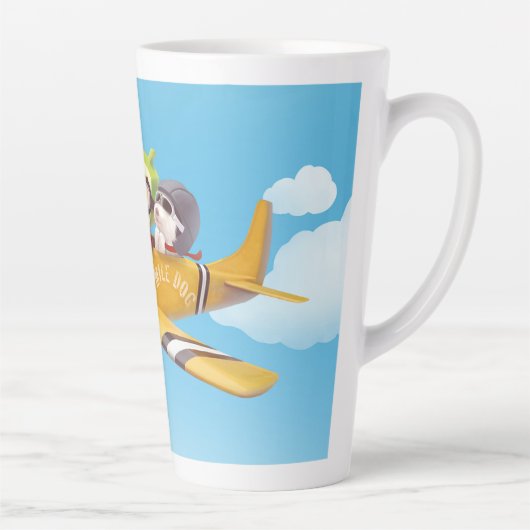 Flying Adventure mit Hund Milchtasse (Rechts)