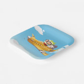 Flying Adventure mit Hund Pappteller (Gewinkelt)