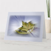 Flying-Ahorn-Blätter Karte (Vorderseite)