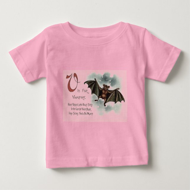 Flying Albern Goofy Vampire Bat Baby T-shirt (Vorderseite)