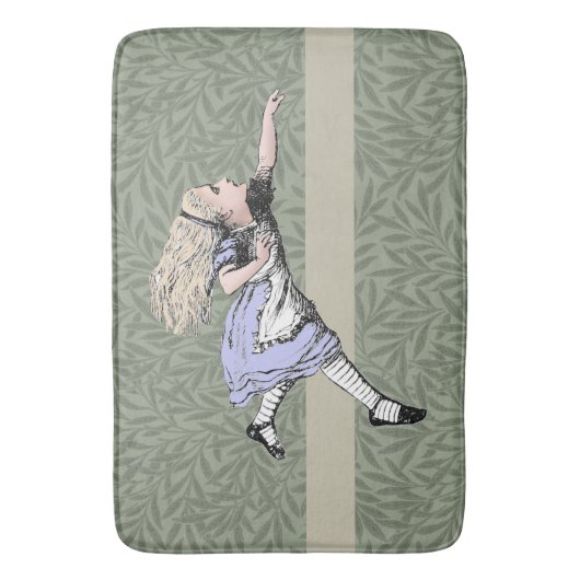 Flying Alice im Wunderland Looking Glass Badematte (Vorderseite Vertikal)