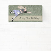 Flying Alice im Wunderland Looking Glass Banner (InSitu)