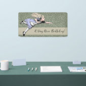 Flying Alice im Wunderland Looking Glass Banner (Messe)