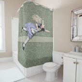 Flying Alice im Wunderland Looking Glass Duschvorhang (Beispiel)