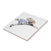 Flying Alice im Wunderland Looking Glass Fliese (Seite)