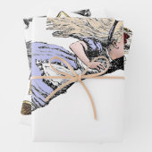 Flying Alice im Wunderland Looking Glass Geschenkpapier Set (Beispiel)