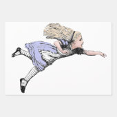 Flying Alice im Wunderland Looking Glass Geschenkpapier Set (Vorderseite)