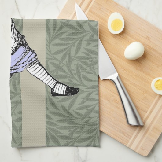 Flying Alice im Wunderland Looking Glass Geschirrtuch (Viertel Falte)