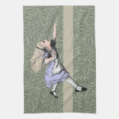 Flying Alice im Wunderland Looking Glass Geschirrtuch (Vertikal)